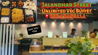 Jalandhar Street  Unlimited Buffet  195₹  Best Buffet in Bangalore  With English Subtitles [upl. by Kotta]