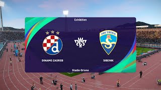 Dinamo Zagreb vs Šibenik 16082024 HNL PES 2021 [upl. by Mariand892]