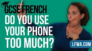 GCSE French Speaking Do you use your mobile phone too much [upl. by Edelstein]