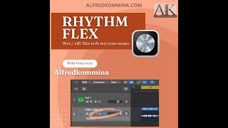 Tutorial  Rhythm flex for WavAiff files in Logic Pro [upl. by Anyrb]