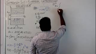 intrensic semi conductor density of electrons DERIVATION  engineering physics [upl. by Jesh535]