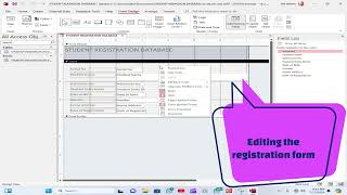 Full tutorial on how to develop database through creation of tables forms and queries [upl. by Vowel]