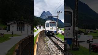 Zugspitzbahn train scenicviews bavaria shorts [upl. by Ttenaj694]