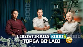 Logistikada 3000 topsa boladi [upl. by Noedig]