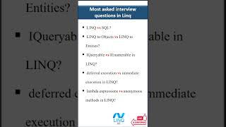 Common Asked Linq Interview Questions linq linqinterviewquestions [upl. by Anahoj]