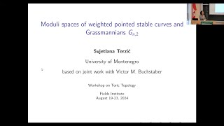 Moduli spaces of weighted pointed stable curves and Grassmannians Gn2 [upl. by Okoy633]