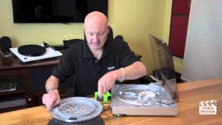 Tutorial  How To Replace A Turntable Belt [upl. by Aeiram]