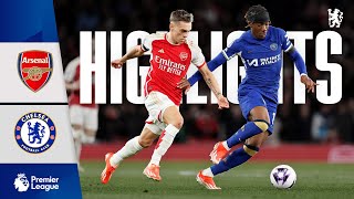 Arsenal 50 Chelsea  HIGHLIGHTS  PL 2324 [upl. by Dlanod]