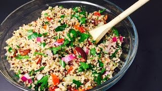 MEDITERRANEAN QUINOA SALAD [upl. by Valentino]