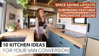 🍳 TOP CAMPER VAN KITCHENS OF 2023 🍳 10 Incredible Kitchens for Your Van Conversion 🚐 [upl. by Darell612]