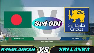 BAN vs SL 3rd odi live 2024🔴live sl vs ban odi 2024🔴live ban vs sl 3rd odi today commntary [upl. by Ledniahs288]