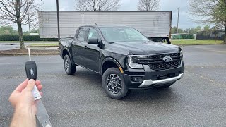 2024 Ford Ranger XLT Sport Start Up Test Drive Walkaround POV and Review [upl. by Gus502]