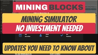 MiningBlocks Update New WebMiner Things You Need To Know [upl. by Emmalynne]