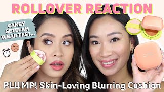 ROLLOVER REACTION Plump SkinLoving Blurring Cushion FULL REVIEW  WEAR TEST [upl. by Royo903]