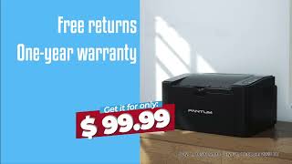 Pantum® P2500W Wireless Monochrome Laser Printer [upl. by Ysnat]