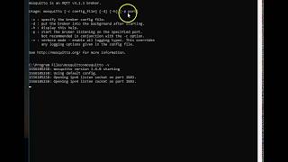 Install MQTT Broker Mosquitto on Windows [upl. by Halak140]