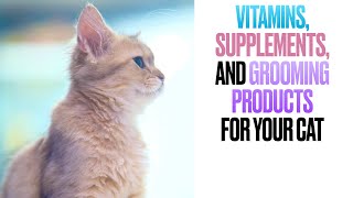 Vitamins Supplements and Grooming Products for your Cat [upl. by Richter49]