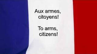 quotLa Marseillaisequot  France National anthem French amp English lyrics [upl. by Uzzial]