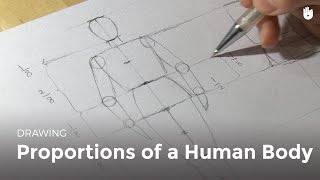 Learn how to draw easily Learn the human body proportions [upl. by Gagliano530]