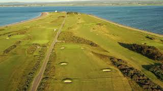 Fortrose and Rosemarkie Golf Course Blackisle 2020 Flyover with drone [upl. by Yrak]