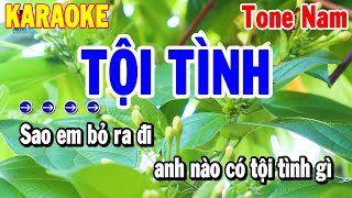 Karaoke Tội Tình Tone Nam Nhạc Sống Rumba Dễ Hát 2024  Thanh Hải [upl. by Morten]