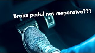 Spongy brake pedal Watch this [upl. by Ahsilet]