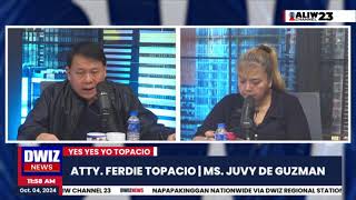 YES YES YO TOPACIO  October 4 2024 [upl. by Acinoda]