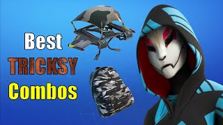 20 Best TRICKSY Skin Combos CAMO THEMED Fortnite Battle Royale [upl. by Travis]