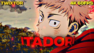 Yuuji Itadori Twixtor Clips VERY HIGH QUALITY4k 60 FPS  RSMB  Download Link In Desc [upl. by Anilrats]