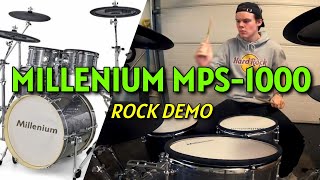 BETTER than an ACOUSTIC KIT 🤔  MILLENIUM MPS1000  Rock Demo [upl. by Auhel]