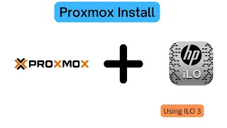 Proxmox Installation Using ILO 3 HP DL360 G7 [upl. by Anrahc]