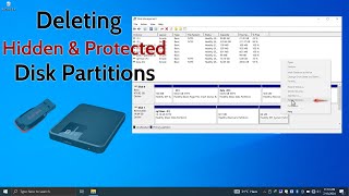 Delete Hidden and System Partitions on Windows [upl. by Aramois]