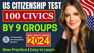 2024 EASY Answer USCIS Official 100 Civics Questions amp Answers for US Citizenship Interview 2024 [upl. by Gaidano]