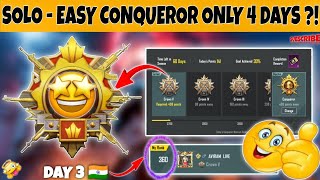 🇮🇳DAY 03  HIGH PLUS STRATEGY 100 WORK 💥  EASY CONQUEROR 🥹  DEMOTIVATE ❌ MOTIVATE ✅  SOLO  TIPS [upl. by Iolande337]