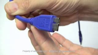 Cable SuperSpeed USB 30 AMMicroUSBM Tipo B 50cm distribuido por CABLEMATIC ® [upl. by Ennayram]