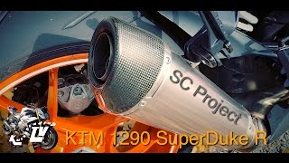 KTM 1290 SuperDuke R SC Project Auspuff Sound  Auspuff Porn in 1080P [upl. by Doug]