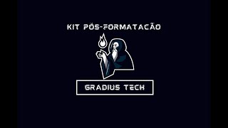 O MELHOR PACK PÓSFORMATAÇÃO PARA 2023 GRADIUS TECH [upl. by Ecadnarb]