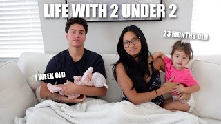 A Day in the Life with 2 under 2 [upl. by Gillie]