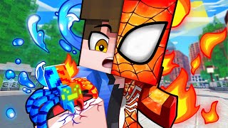 O HOMEM ARANHA Elemental no Minecraft [upl. by Alakcim662]