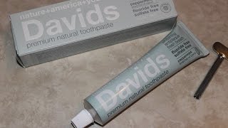 Davids Premium Natural Toothpaste naturaltoothpaste [upl. by Peppy]