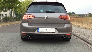 VW Golf VII GTI Performance DSG stock exhaust sound [upl. by Yramanna569]