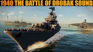 1940 The Naval Battle Of Drøbak Sound  DCS WORLD Reenactment [upl. by Bedwell83]