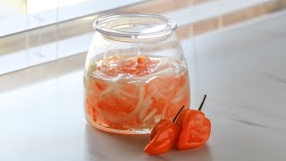 How to make Habanero Pepper Sauce [upl. by Rubina]