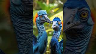 AI Stock Video Cassowary Bird ai birds cassowary wildlife video bird animals stockfootage [upl. by Leiuqese]