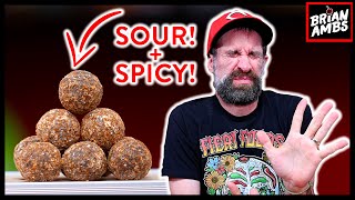 Mega SourSPICY ZOMBIE BOMBS Barnetts Mega Sours [upl. by Mariette783]