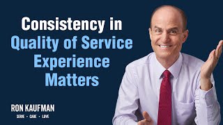 Consistency in Quality of Service Experience Matters [upl. by Cumings988]