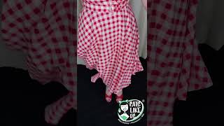 Red Gingham Jani Shirt Dress [upl. by Idnil]