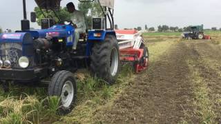 Raja Paddy straw chopper Avtar kalsi agro works Talwandi bhai 9814070295 08558820087 [upl. by Elianora]