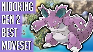 Nidoking Gen 2 Best Moveset  Nidoking Best Moveset Moves Pokemon Gold Silver Crystal [upl. by Dellora]