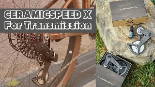 開箱  有X都比較厲害！ CeramicSpeed X大導輪for Transmission [upl. by Cato]